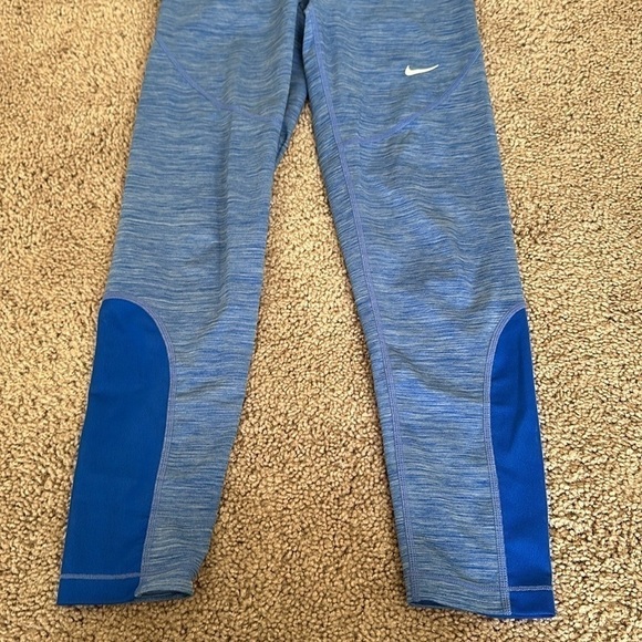 Nike Pro Dri Fit  Blue Leggings Size Small - Picture 4 of 8